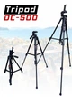 Професійний штатив TriPod Candc DC-500-55-140 см для фотоапарата, смартфона, з пультом, поворот на 360° - зображення 4