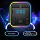 Автомобільний FM трансмітер Bluetooth GTM G38 Car-Fm модулятор із Hands-Free CVC, microSD, 2 USB+Type-C - зображення 7
