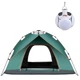 Намет автоматичний двомісний Camping С1680 саморозкладний 1.1х2х1.5м Зелений + Лампа - зображення 11