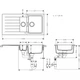Кухонная мойка Hansgrohe S52 43357290 - изображение 4