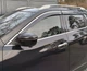 Ветровики с хромированным молдингом (4 шт., Niken) для Nissan X-trail T32/Rogue 2014-2021 гг - изображение 3