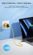 Зарядний пристрій ASOMETECH 35W GaN TypeC USB LED-дисплей PD3.0+QC3.0 Швидка зарядка для Apple iPhone, iPad, MacBook, Samsung, Xiaomi - зображення 2