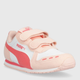 Buty sportowe dziecięce dla dziewczynki na rzepy Puma Cabana Racer SL 20 V PS 38373009 29 (11) Biały / Różowy (4065452684648) - obraz 2