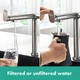 Змішувач для кухні із краном для фільтрованої води HANSGROHE Aqittura M91 сатин латунь 76804800 - изображение 4
