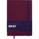 Книга записная Buromax Brief А5 96 листов, без линовки темно-красный (BM.295004-13) - изображение 1