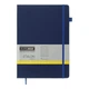 Книга записная Buromax Etalon 210x295 мм 96 листов в клетку обложка из искусственной кожи Синий (BM.294160-02) - изображение 1