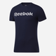 Koszulka męska bawełniana Reebok Gs Reebok Linear Rea 100042355 S Granatowy/Biały (4064047964110) - obraz 7