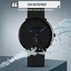 Мужские наручные классические часы Skmei 9185 design blue - изображение 3
