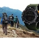 Мужские спортивные наручные часы Skmei Carbon 0989 (Green) - изображение 5