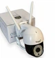 Уличная охранная поворотная IP камера наблюдения TUYA C18 Wi-Fi 360/90 3.0mp с удаленным доступом - изображение 1
