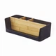 Органайзер для дрібниць MBM HOME "Scandinavia" FH-45 BLACK/WOOD чорний/дерево - зображення 1