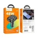 FM-Модулятор Hoco E76 Pole PD48W / QC3.0 car BT FM transmitter, Black - изображение 2