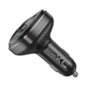 FM-Модулятор Hoco E76 Pole PD48W / QC3.0 car BT FM transmitter, Black - изображение 3