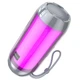 Портативна аккумуляторная колонка Borofone 25BR Crazy sound colorful luminous Серая - изображение 5