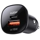 Автомобильное зарядное устройство Acefast B1 mini 38W (USB-C+USB-A) dual-port metal car charger Black - изображение 3
