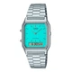 Наручний годинник CASIO AQ-230A-2A2MQYES Бірюзовий/Сріблястий з підсвічуванням - зображення 1