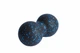 Масажний набір МФР RollerUA м'яч 8 см та подвійний м'яч 16х8 см Black/Blue 11947937 - зображення 5