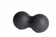Мяч массажный двойной мфр для спины и тела Peanut Double Ball 16х8 см Black 11336788 - изображение 3