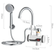 Кран-водонагреватель с душем нижнее подключение Instant electric heating water Faucet FT-001 - изображение 2