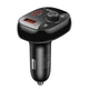 Адаптер автомобильный USAMS with Bluetooth FM Digital Display US-CC143 C25 50W - изображение 1