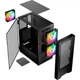Корпус Logic concept ARYA MESH+GLASS ARGB fans 2x140mm+1x120mm BLACK (AT-ARYA-10-000000-0002) - изображение 9