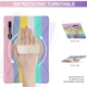 Чехол с ремешком Pirate King Case + Пленка для Samsung Galaxy Tab S8 Ultra / S9 Ultra Colorful Pink - изображение 3
