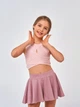 Детский топ для девочки Smil 110749 122 см Розовый персик (4824039318815) - изображение 1