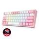 Клавиатура Redragon Fizz K617 White/Pink ENG (K617RGB-WP) - изображение 3