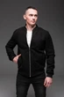 Бомбер кашеміровий R.A. Black Cashmere XL чорний 1927-XL - зображення 6