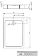 Душовий піддон Lupo D Compact 1000x800x115 LUD1080115-05 (TM Radaway)_np08/25 - изображение 2