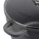 Кастрюля с крышкой Kamille 10л из литого алюминия с антипригарным покрытием KM-4428 - изображение 6