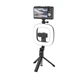 Кольцевая лампа Hoco LV03 Plus Showfull fill light live broadcast holder Black - изображение 7