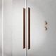 Душові двері RADAWAY Furo SL Brushed Copper DWJ 90 см праві скло прозоре 10307472-93-01R+10110430-01-01 - зображення 5