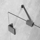 Стеклянная шторка для ванны RADAWAY Essenza Pro Brushed GunMetal PNJ 90 см 10101090-92-01 - изображение 6