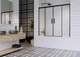 Шторка на ванну Idea Black PN DWD 1500x1500 чорний/прозоре 10004150-54-01 (TM Radaway) - изображение 3