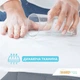 Наматрасник Sleepingg Aqua Stop с эластичными лентами по углам 160х200 см Водонепроницаемый (2200004313511) - изображение 3
