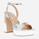 Жіночі босоніжки Steve Madden Transpire SM11002901 40 Сріблясті (8720857311679) - зображення 2