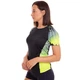 Футболка женская спортивная для фитнеса Zelart Sport Team 7320 размер XL (170-175см) Black-Neon Green - изображение 2