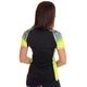 Футболка женская спортивная для фитнеса Zelart Sport Team 7320 размер S (155-160см) Black-Neon Green - изображение 3