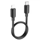 Кабель зарядки HOCO X96 Type-C to Lightning (20W) (0.25M) швидка зарядка для iOS пристроїв iPhone 6/7/8/X/Xs/11/12/13/14 Pro Max Чорний - изображение 1