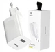 Зарядка для телефона планшета Baseus Wall Charger (1USB, 2.4A, QC3.0). White - изображение 12