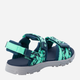 Sandały dziecięce dla dziewczynki Jack Wolfskin 2 In 1 Sandal K 4046421-1226 30 Niebieski/Zielony (4064993187984) - obraz 4