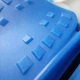 Короткие ласты для плавания в бассейне резиновые с закрытой пяткой синие АН686 L - изображение 10