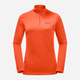 Bluza sportowa damska nierozpinana Jack Wolfskin Sky Thermal Hz W 1808951-3412 S Pomarańczowa (4064993858723) - obraz 4