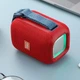 Bluetooth-колонка TG339 з RGB ПІДСВІЧУВАННЯМ, speakerphone, радіо, red - зображення 2