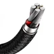 Кабель Baseus Type-C - Lightning PD 20W короткий 25см Cafule Metal Data Black CATLJK-01 (CATLJK-01) - изображение 11