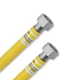 Шланг для газу з нерж. сталі Eco-Flex Супер d12 1/2" ВВ 200 см ПВХ-покриття - изображение 1
