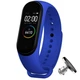 Силиконовый ремешок MRK для фитнес браслета Xiaomi Mi Band 4/3 Индиго (33) с металлической кнопкой (mrk21042049) - изображение 1