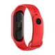 Силиконовый ремешок MRK для фитнес браслета Xiaomi Mi Band 4/3 Ярко-красный (3) с металлической кнопкой (mrk51230005) - изображение 2