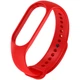 Силиконовый ремешок MRK для фитнес браслета Xiaomi Mi Band 4/3 Ярко-красный (3) с металлической кнопкой (mrk51230005) - изображение 6